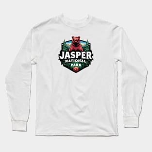 Bear Jasper National Park Long Sleeve T-Shirt